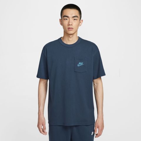 【NIKE】AS M NSW TEE SSNL PRE ESS PKT 男 短袖上衣 藍色-HQ9241451
