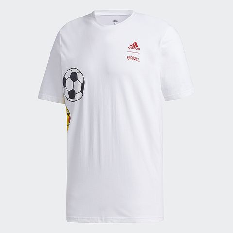 ADIDAS X POKEMON 聯名 皮卡丘 足球 短T 黑 白 短袖