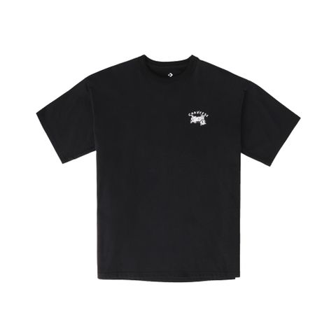 CONVERSE PEACHED GRAPHIC TEE 短袖上衣 男 黑-MCH621-023