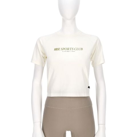 New Balance SDS涼感上衣 女 短袖上衣 NEF29632IV-F