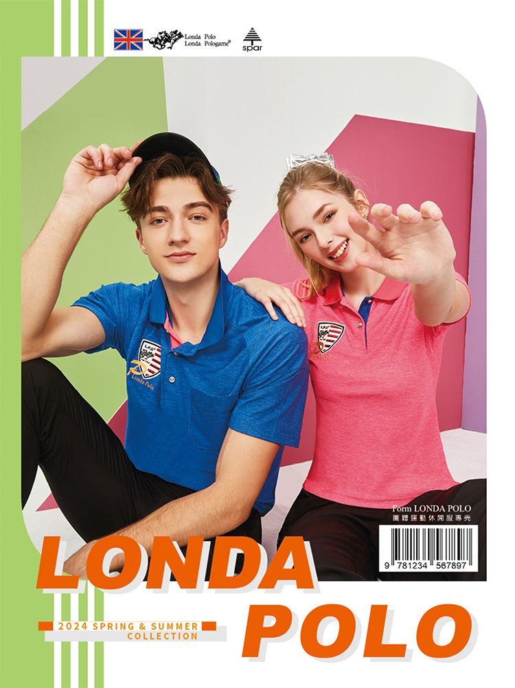 Londa Londa PologamesparLONDA2024 SPRING & SUMMERCOLLECTIONForm LONDA POLO運動休閒服專9781234567897POLO