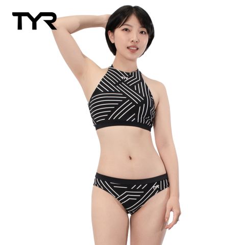 TYR 美國 Kelley Sporty Bikini兩件式三角泳裝-黑白