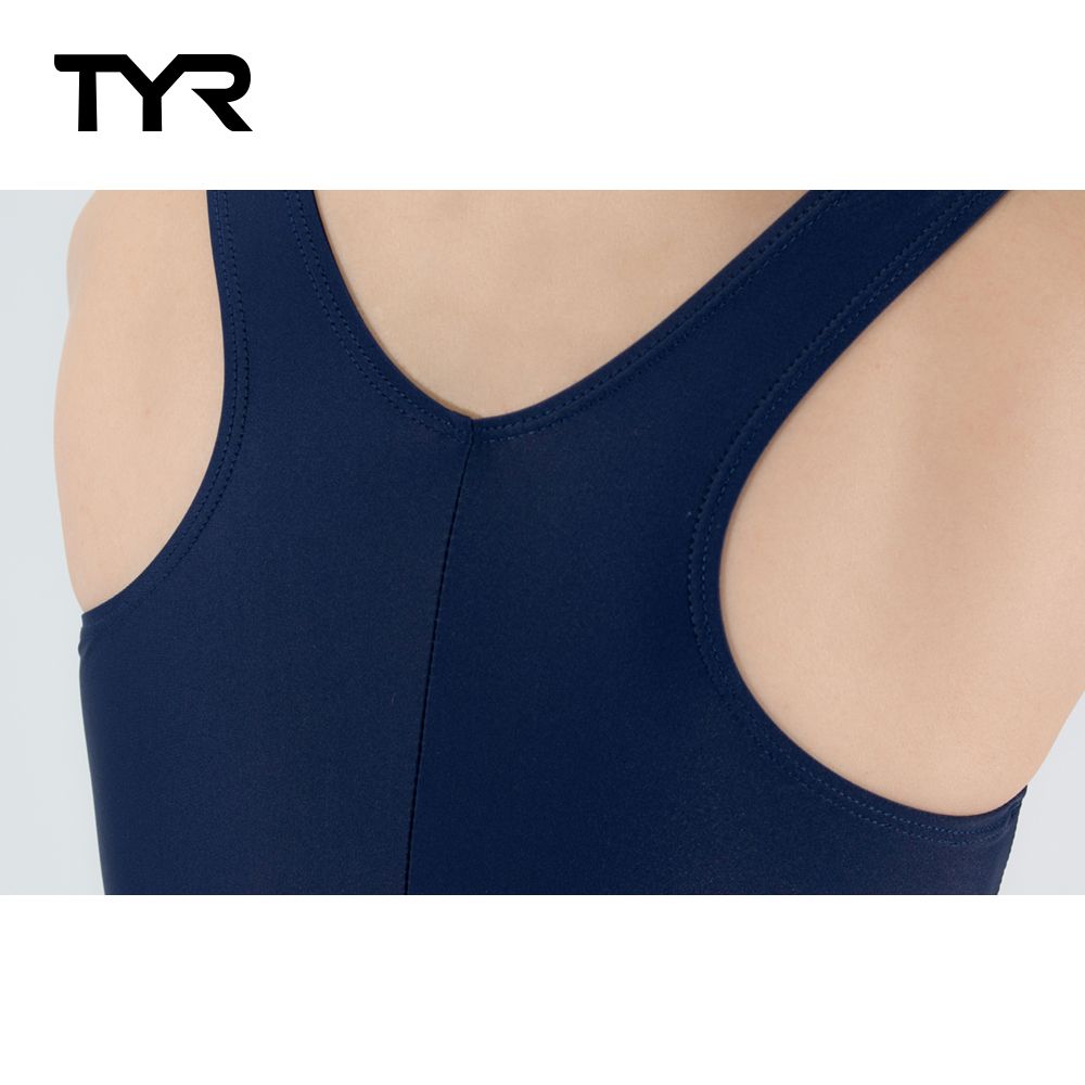 TYR 連身四角泳衣 藍色 5252300