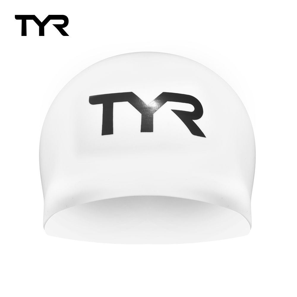 TYR 3D矽膠泳帽 5240006-白色