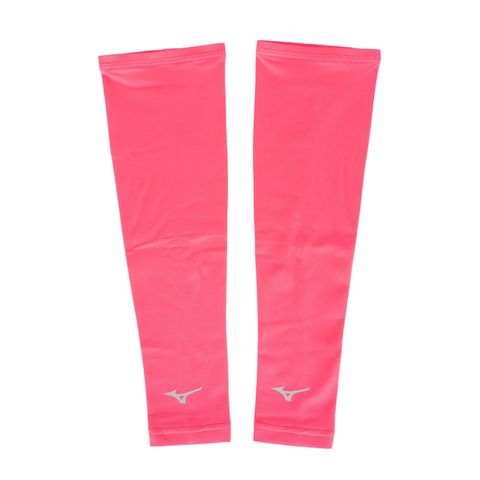 MIZUNO 美津濃 ARM Guard [32TY8G0165] 臂套 袖套 運動 工作 吸汗 快乾 防曬 輕薄 2入 桃紅