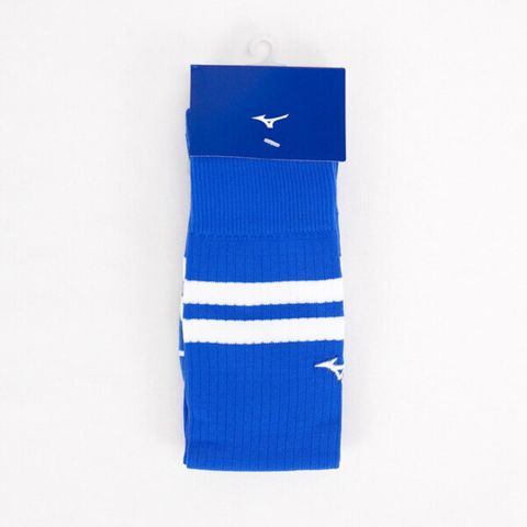 MIZUNO 美津濃 Socks [P2TX0A0122Q] 足橄襪 長筒襪 毛巾底 強化鬆緊 足球 運動 25-27cm 藍