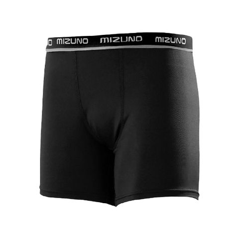 MIZUNO 美津濃 內褲 Boxer Brief 男款 黑 吸汗 速乾 彈性 運動 32TBBB90-09