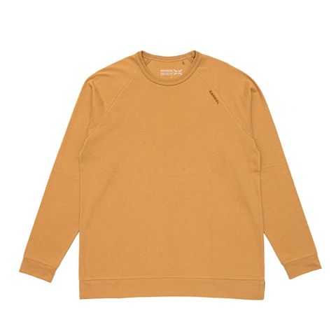 KANGOL 長袖 深卡其 胸口刺繡小LOGO 微高領 薄長 中性 6255101730