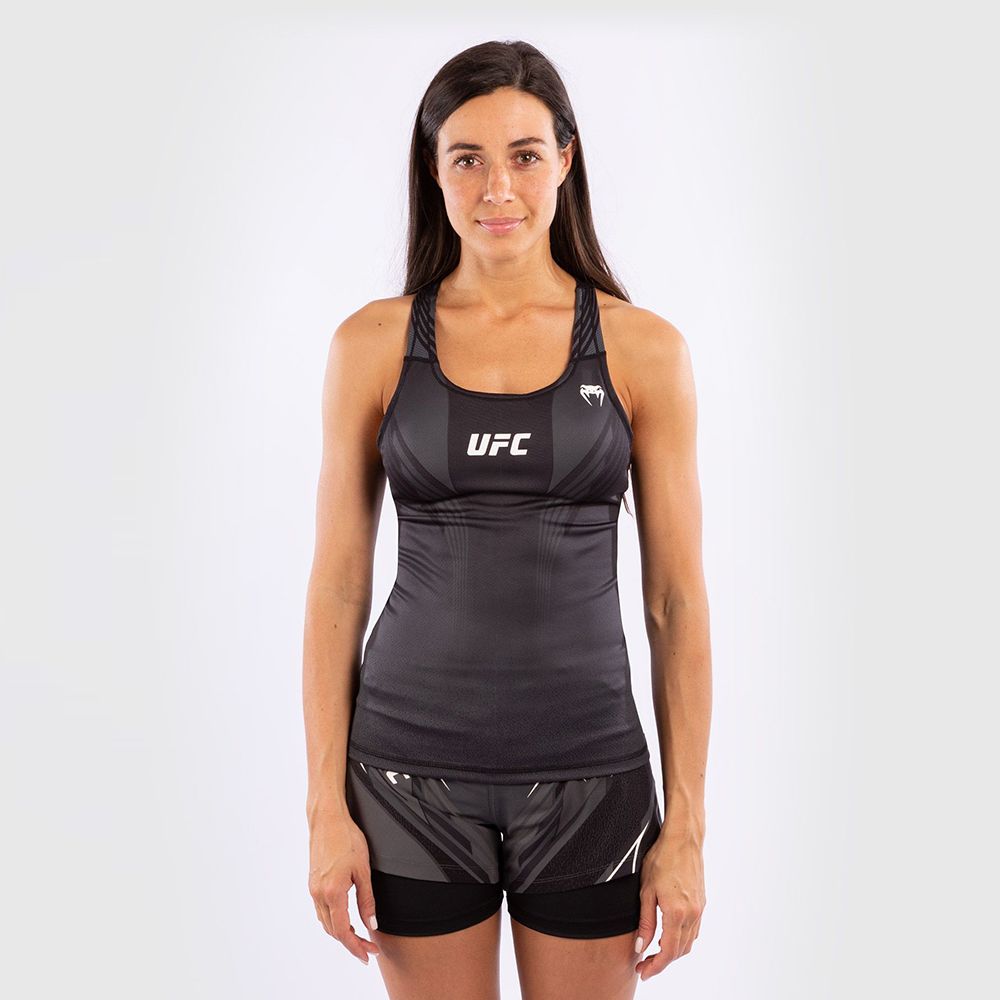 VENUM Venum 聯名UFC Authentic 格鬥之夜 運動背心 背心上衣 女 黑_VNMUFC-00012-001