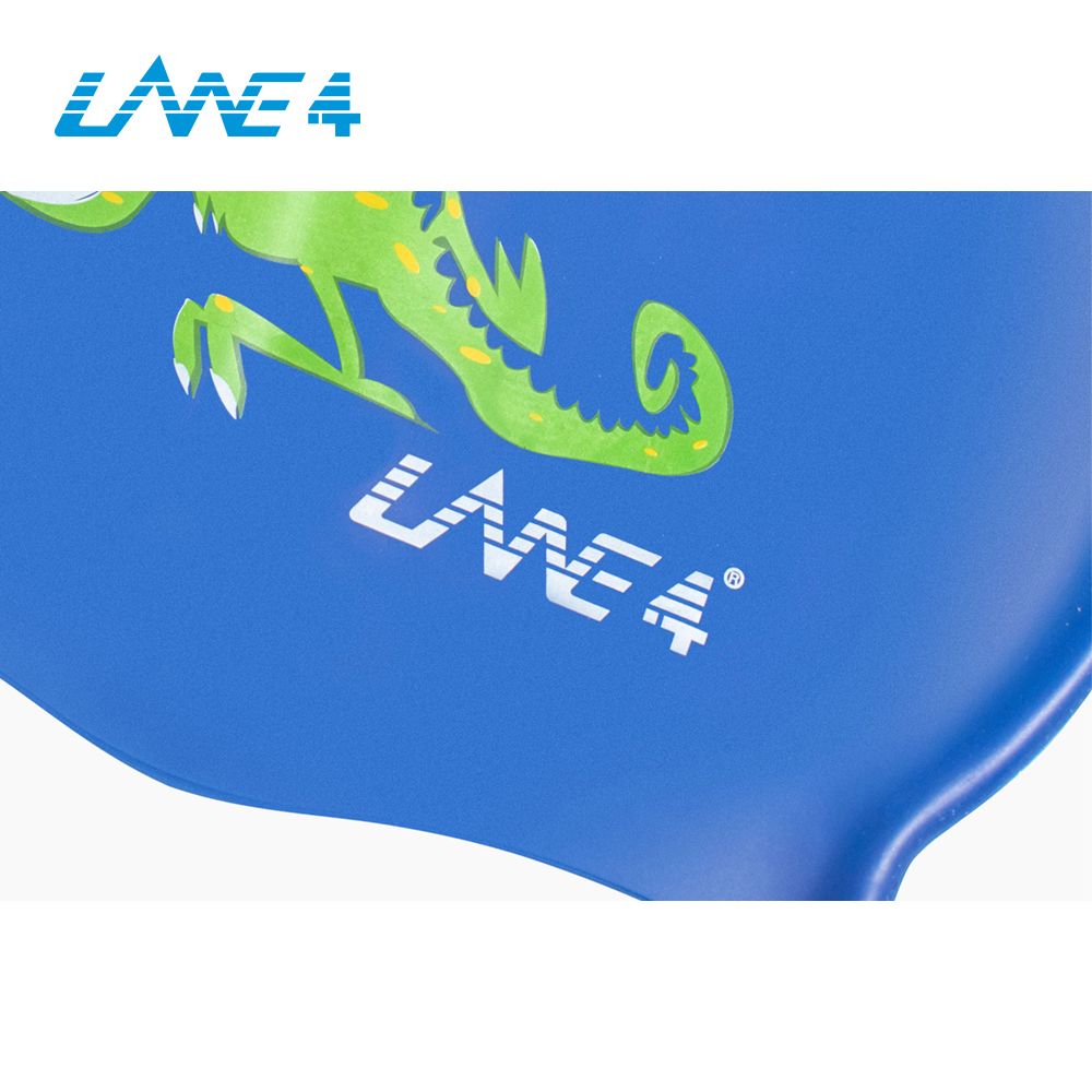 LANE4 【 羚活】兒童矽膠泳帽 DINOSAUR