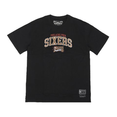 Mitchell & Ness 短袖 76ers 短T 黑 棕 NBA 復古 費城76人 M&N MNTS015P7B