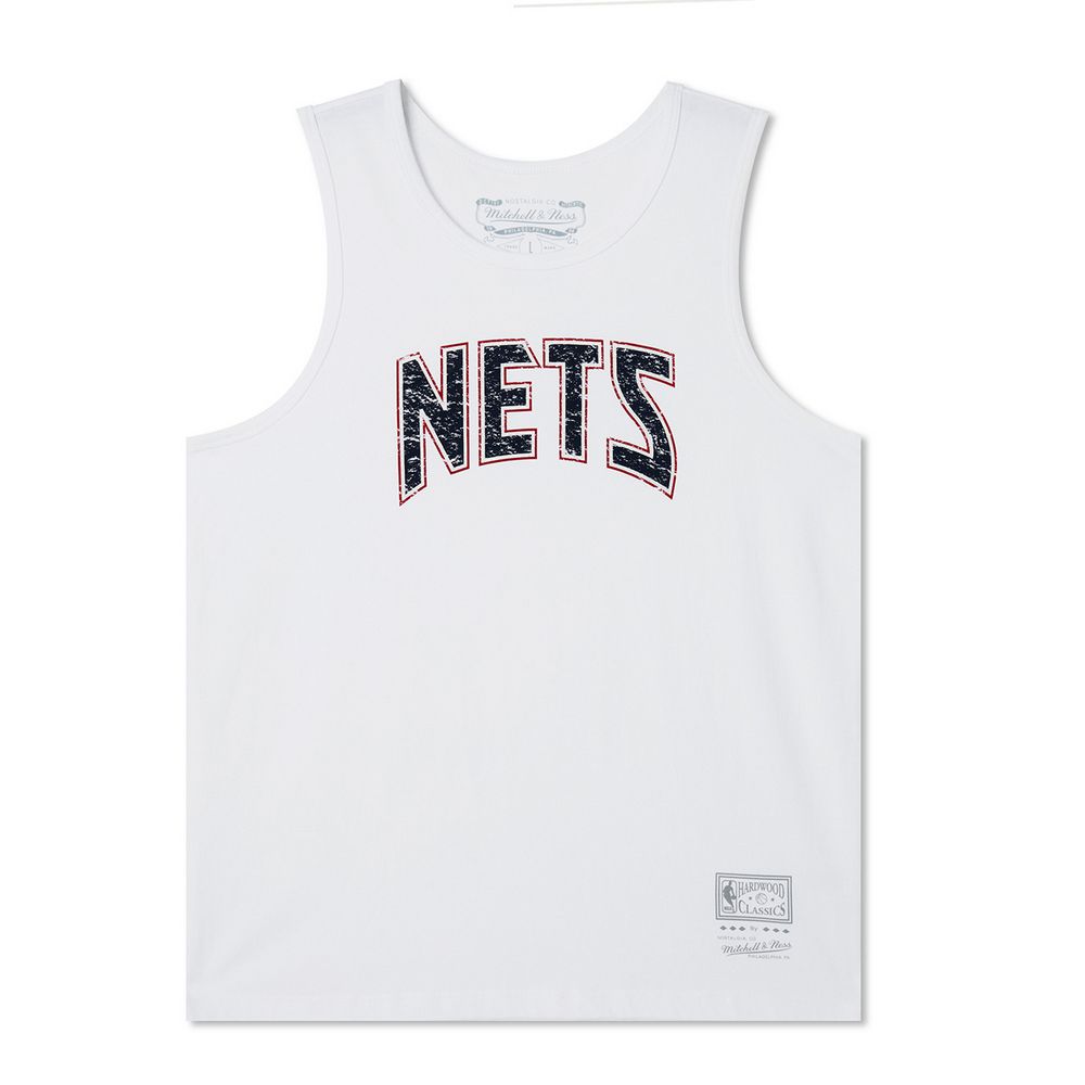 Mitchell & Ness NAME LOGO 背心 籃網隊_MNTK002NJNW