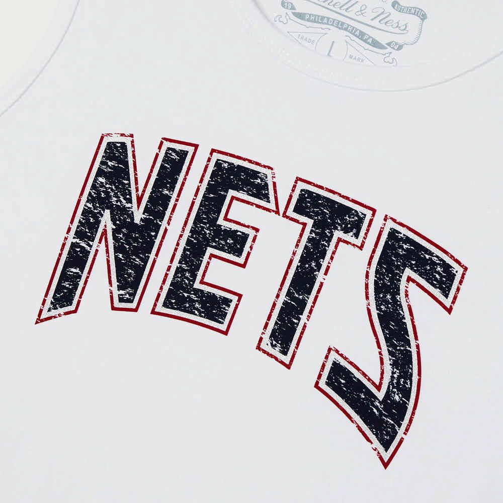 Mitchell & Ness NAME LOGO 背心 籃網隊_MNTK002NJNW