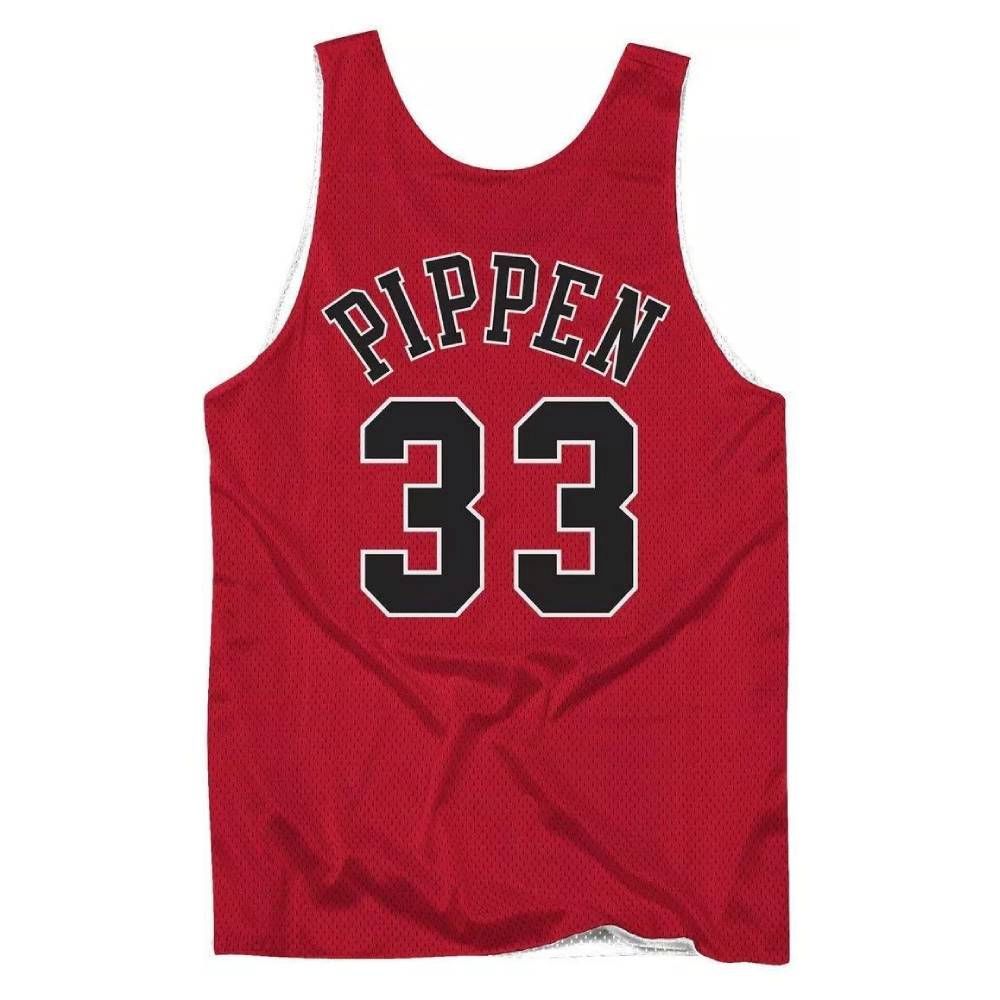 Mitchell & Ness 雙面 網眼 籃球背心 公牛隊 #33 Scottie Pippen_MSTKAJ19080-CBUSCWHSPI