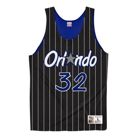 Mitchell & Ness 雙面 網眼 籃球背心 魔術隊 #32 Shaquille Oneal_MSTKAJ19080-OMABKRYSON
