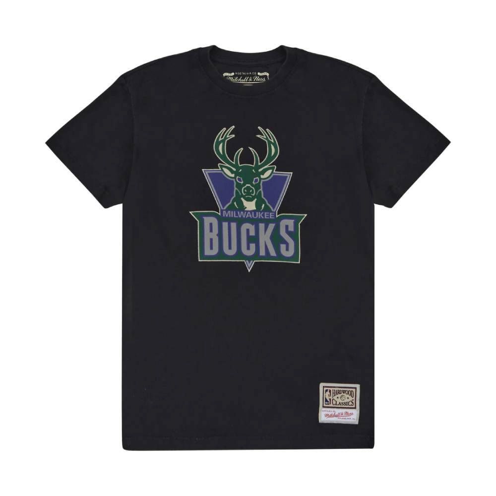 Mitchell & Ness EMEA WORN LOGO 短袖上衣 公鹿隊_SSTEINTL869-MBUBLCK