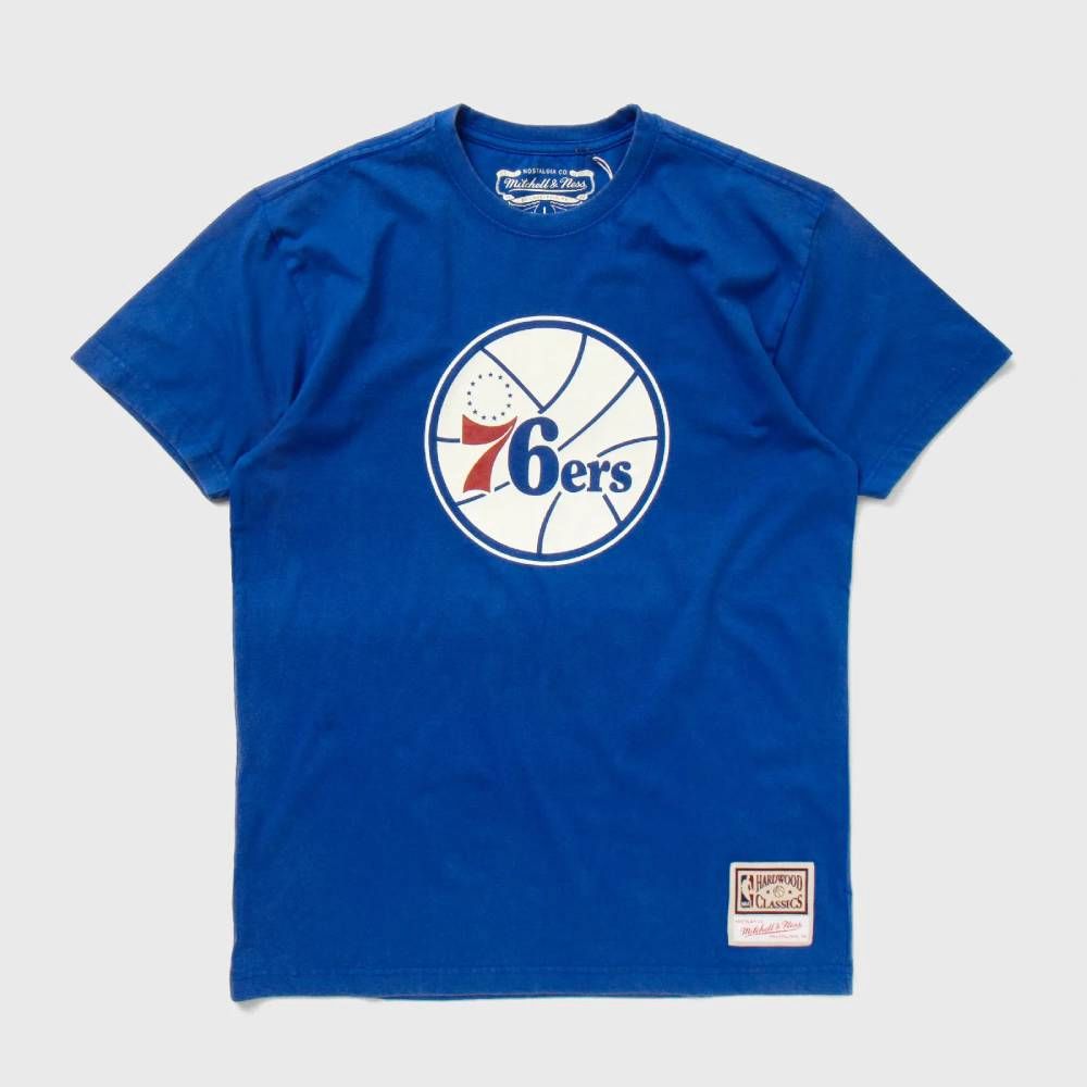 Mitchell & Ness EMEA WORN LOGO 短袖上衣 76人_SSTEINTL869-P76ROYA