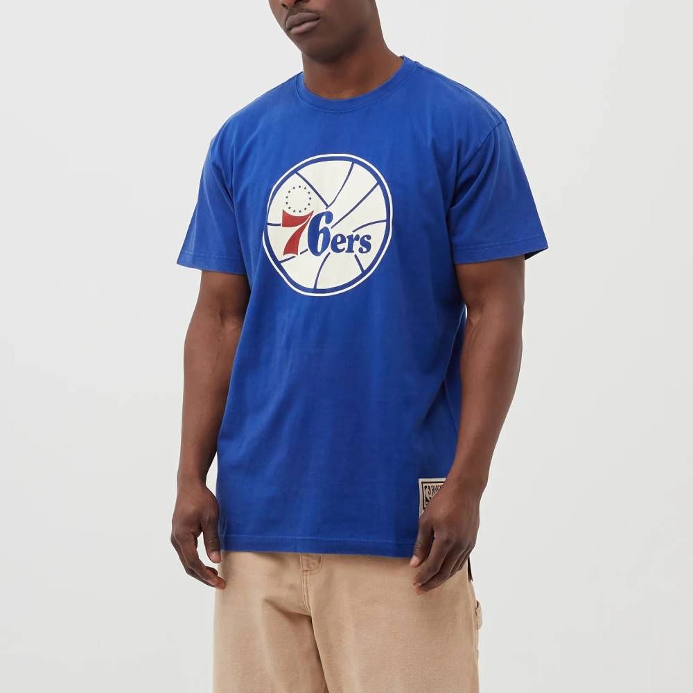 Mitchell & Ness EMEA WORN LOGO 短袖上衣 76人_SSTEINTL869-P76ROYA