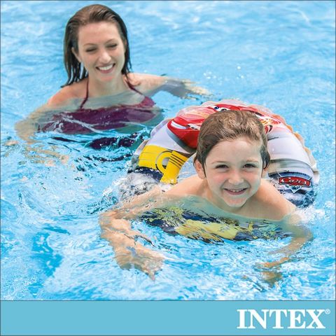 【INTEX】麥坤CARS-游泳圈51cm 適用3-6歲(58260)