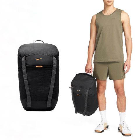 NIKE 耐吉 後背包 Hike Backpack 黑 橘 15吋 多夾層 登山包 筆電包 雙肩包 背包 DJ9677-011