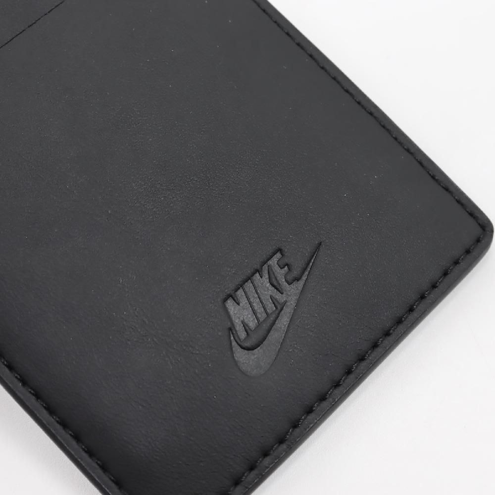 NIKE 耐吉 錢包 Icon Air Max 90 Card Wallet 黑 白 皮革 卡片夾 皮夾 N100974007-6OS