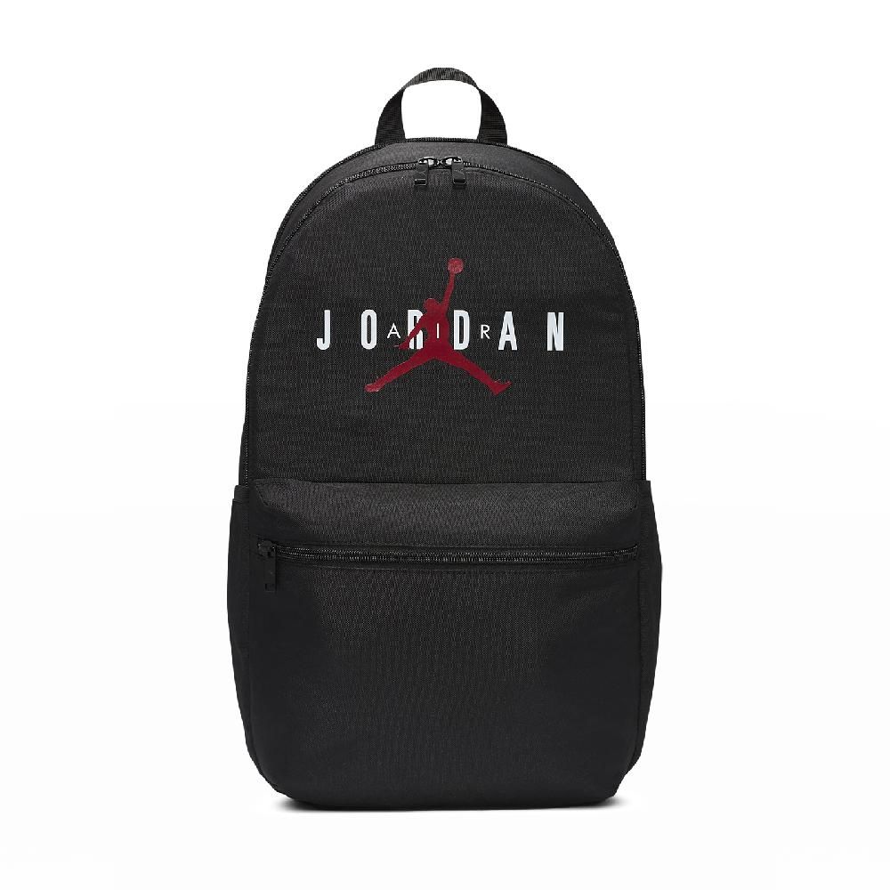 NIKE 耐吉 後背包 Jordan Backpack 黑 紅 13吋 多夾層 喬丹 筆電包 雙肩包 背包 JD2413006AD-005