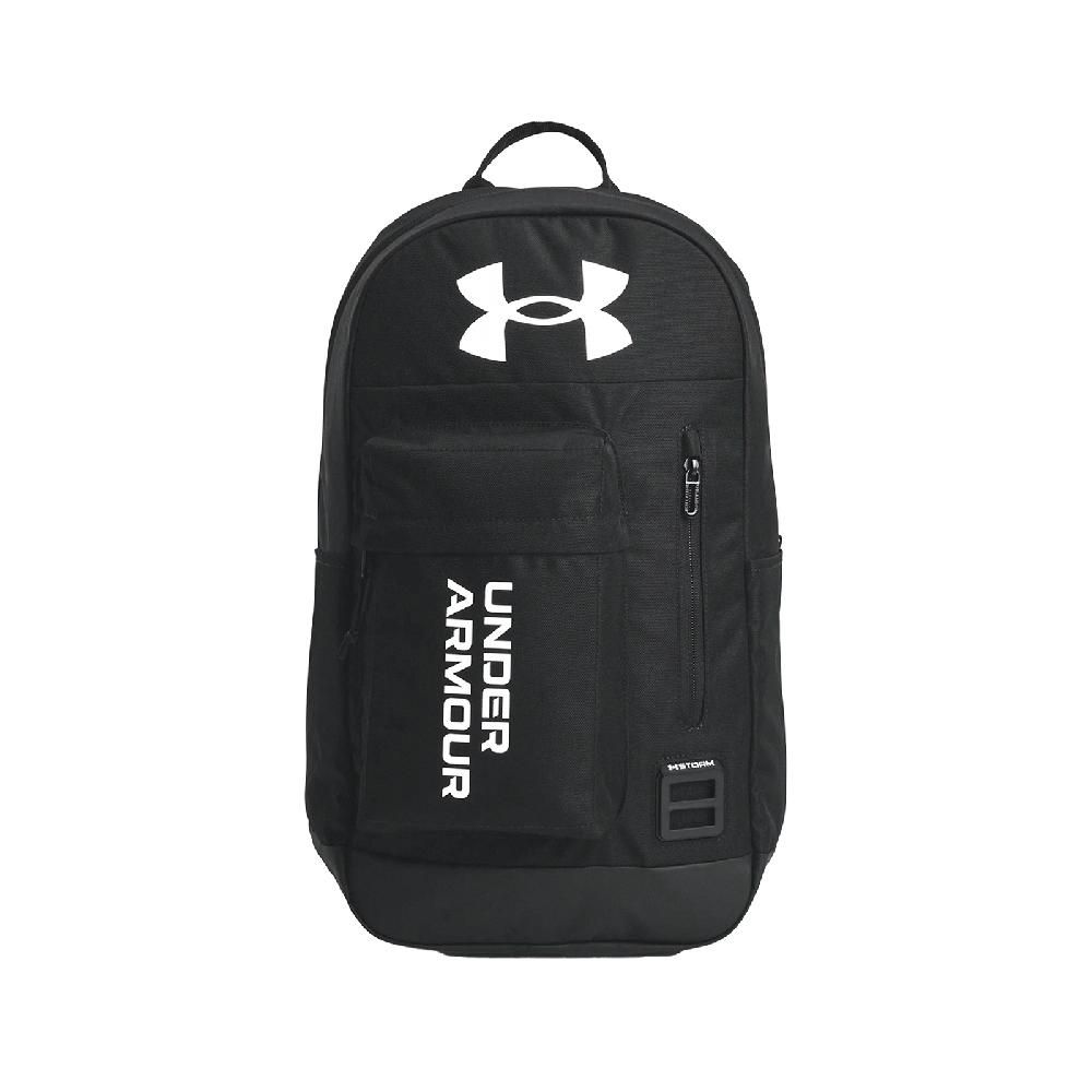 Under Armour 後背包 Halftime Backpack 男款 黑 白 防潑水 15吋 多夾層 筆電包 雙肩包 背包 UA 1362365001