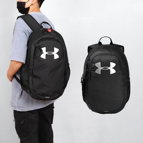 Under Armour 包包 Scrimmage 2.0 Backpack 男女款 黑 銀 筆電包 雙肩背 書包 後背包 UA 1342652001