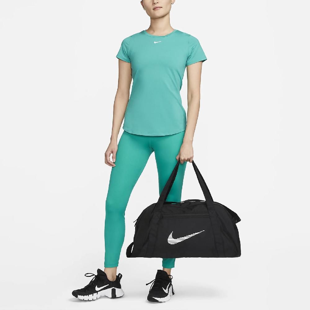 NIKE 耐吉 包包 Gym Club Duffle Bag 行李袋 健身包 黑 白 肩背 手提 大容量 旅行包 DR6974-010