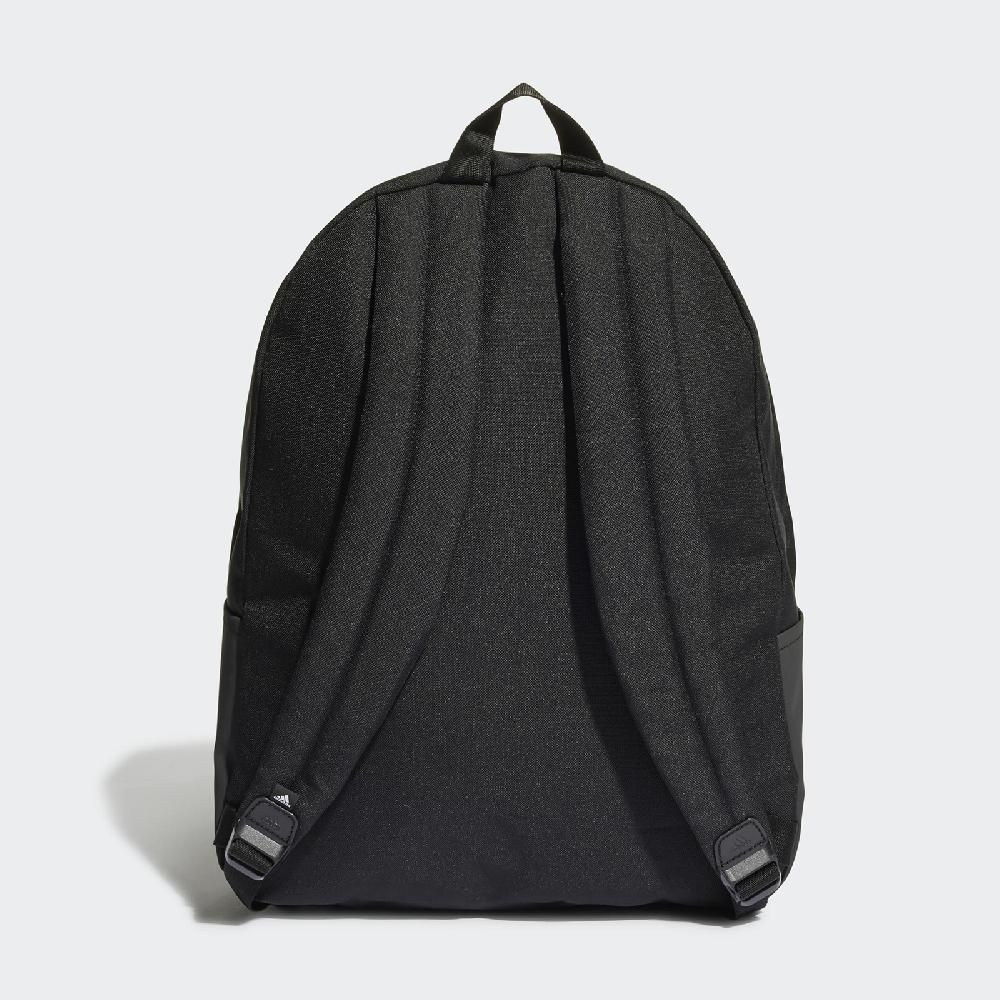 ADIDAS 愛迪達 後背包 Logo Backpack 黑 白 雙肩背 包包 男女款 基本款 書包 HG0348