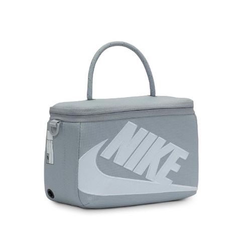 NIKE 耐吉 肩背包 Mini Shoe Box 灰 白 多夾層 鞋盒包 可調背帶 側背包 手提包 小包 包包 FN3059-012