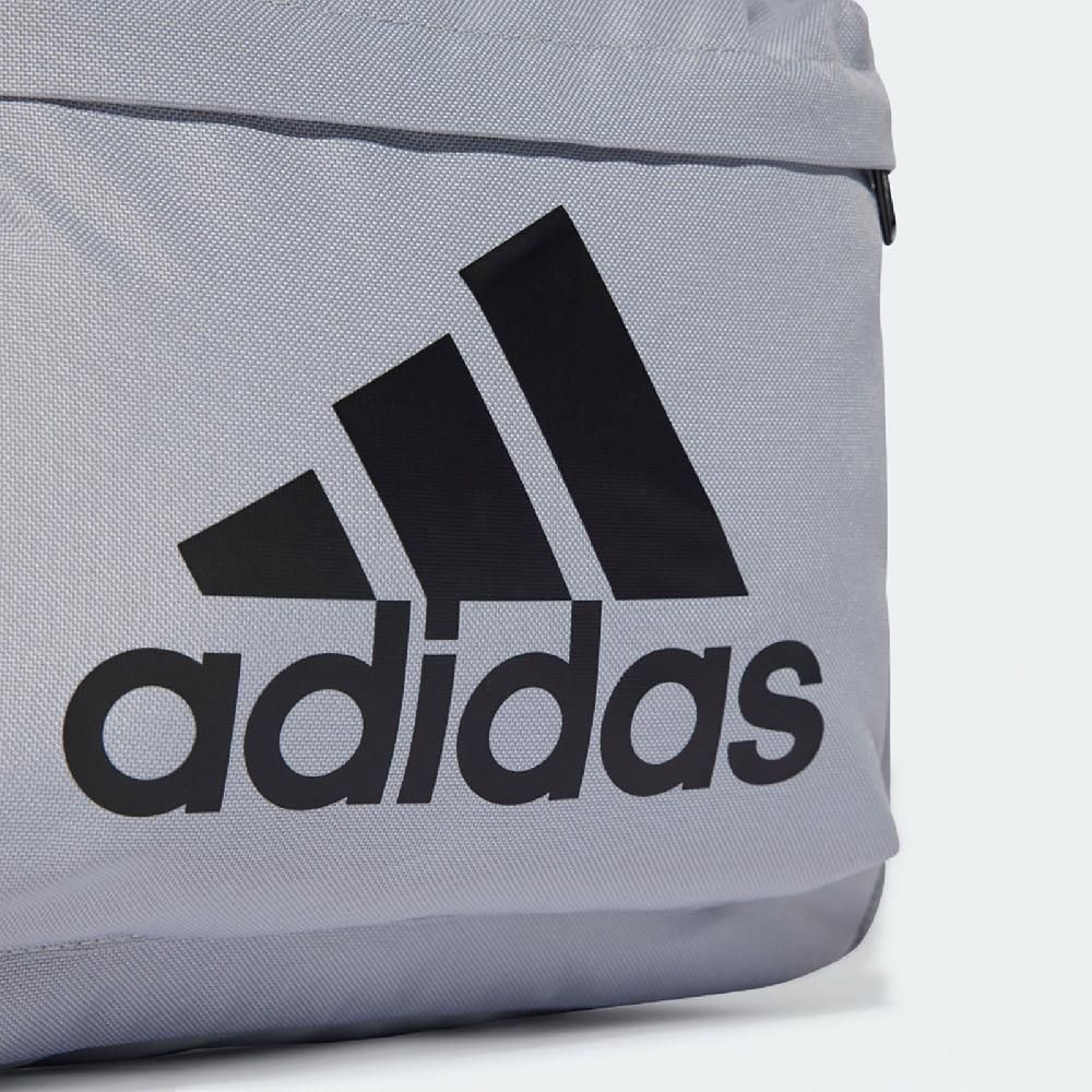 ADIDAS 愛迪達 後背包 Logo 灰 黑 多夾層 雙肩包 背包 包包 愛迪達 IZ1884