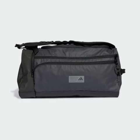 【ADIDAS】HYBRID DUFFEL 旅行包 男女款 健身包 運動包 黑藍色-IT4590