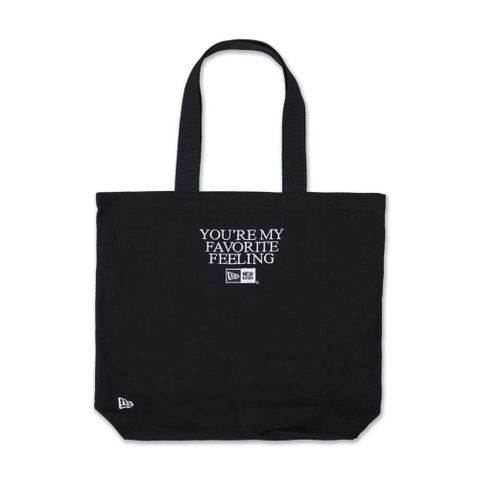 【NEW ERA】托特包 MY VALENTINE-NE SCRIPT NEW ERA 黑 男女款 -NE14148797