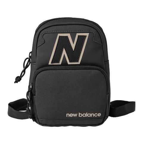 【New Balance】Bags 側背包 男女款 中性 斜背包 小包 黑色_LAB23029BKK-F