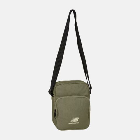 【New Balance】Bags 側背包 男女款 中性 斜背包 小包 軍綠色_LAB23124DEK-F