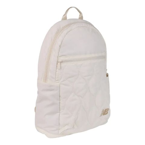 【New Balance】Bags 後背包 男女款 中性 書包 旅行包 米白色_LAB23176LIN-F