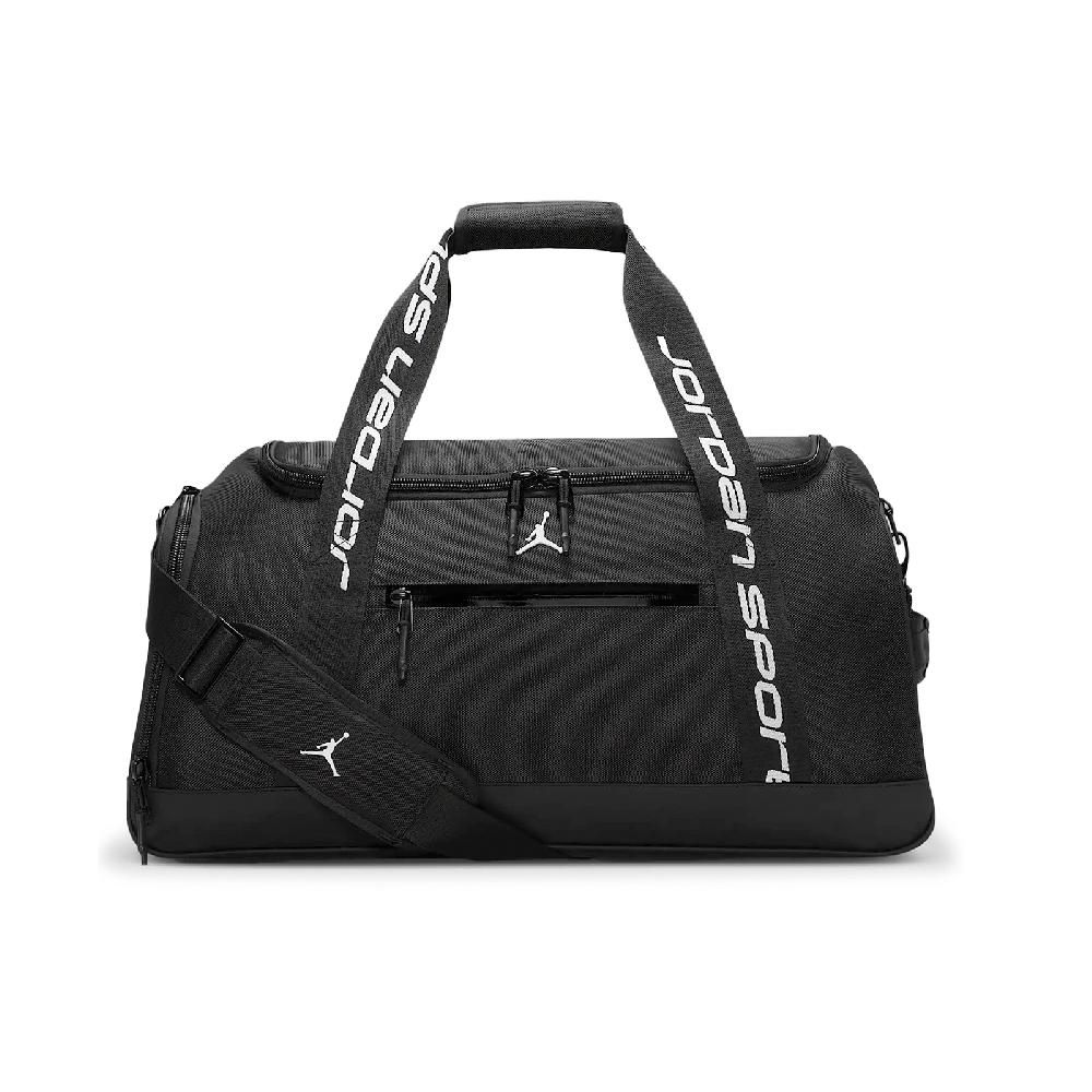 NIKE 耐吉 健身包 Jordan Sport 黑 白 可調背帶 可拆 旅行袋 運動包 手提包 肩背包 包包 JD2433014AD-001