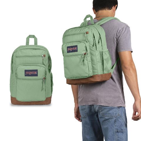 JanSport 後背包 Cool Student 淺霧綠 雙主隔層 15吋 筆電包 雙肩包 背包 包包 書包 JS0A2SDD96D