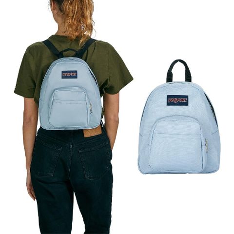 JanSport 後背包 Half Pint 女款 粉嫩藍 可調背帶 雙肩包 背包 小包 包包 JS00TDH67G7