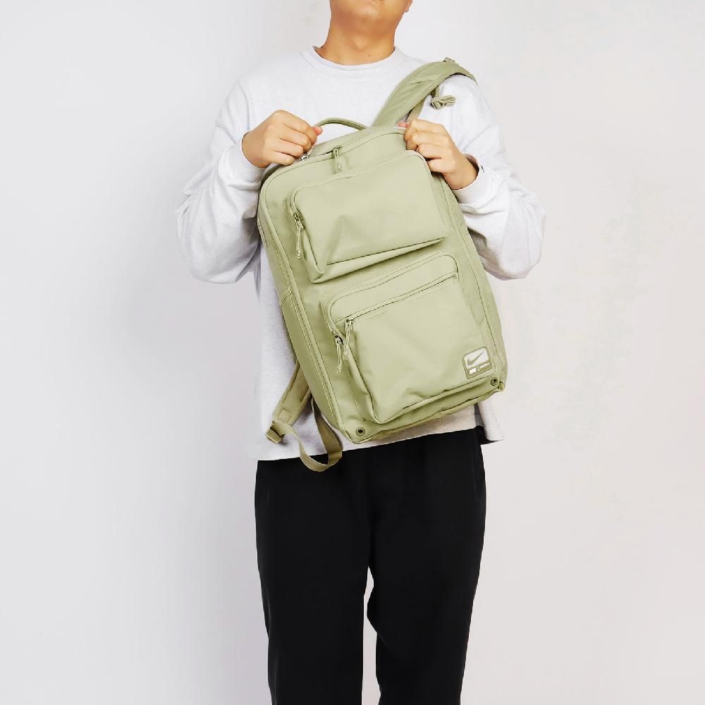 NIKE 耐吉 後背包 Utility Speed 卡其綠 多夾層 大空間 筆電包 運動包 雙肩包 背包 包包 FN4106-251