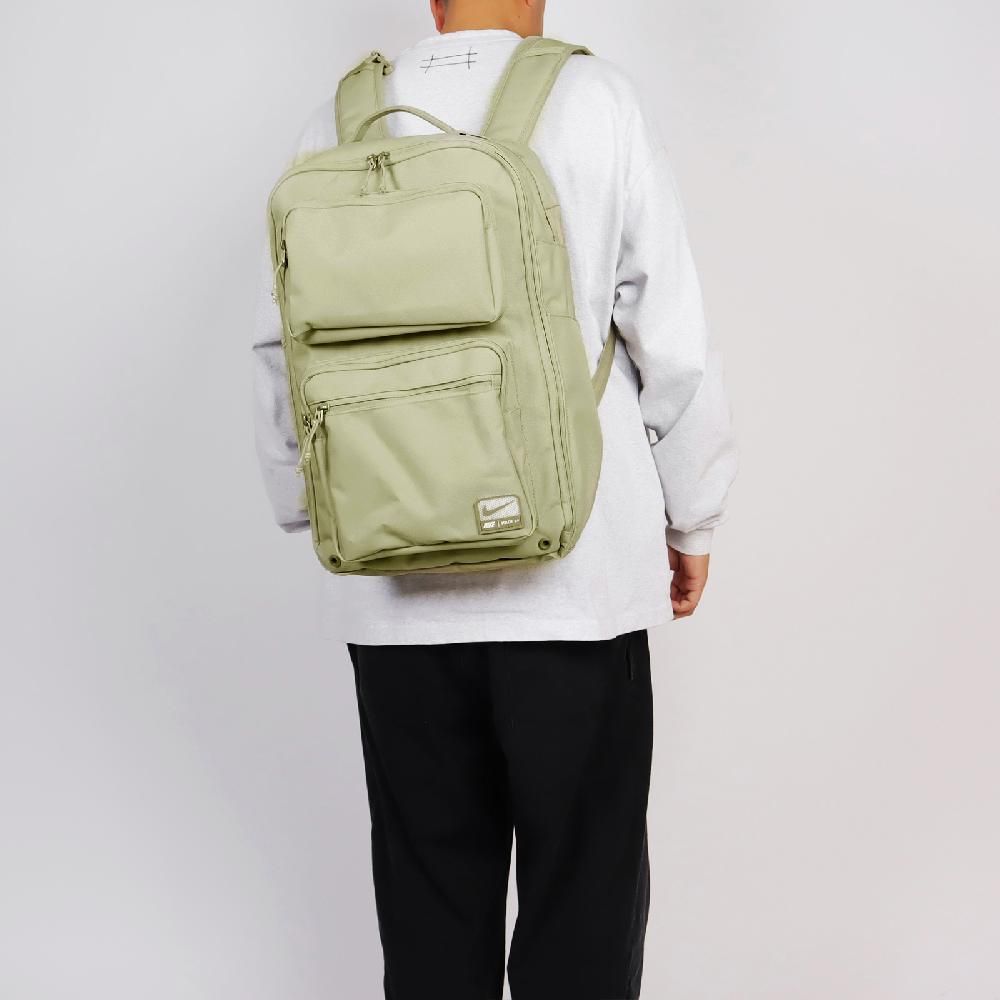 NIKE 耐吉 後背包 Utility Speed 卡其綠 多夾層 大空間 筆電包 運動包 雙肩包 背包 包包 FN4106-251