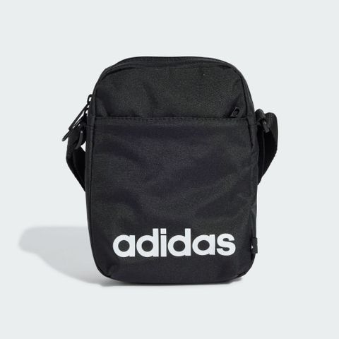【ADIDAS】LINEAR ORG 側背包 斜背包 運動小包 中 黑色-JE8341