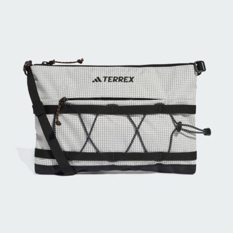 【ADIDAS】TRX MT ORGANIZE 側背包 斜背包 運動小包 中 灰黑-JD3432