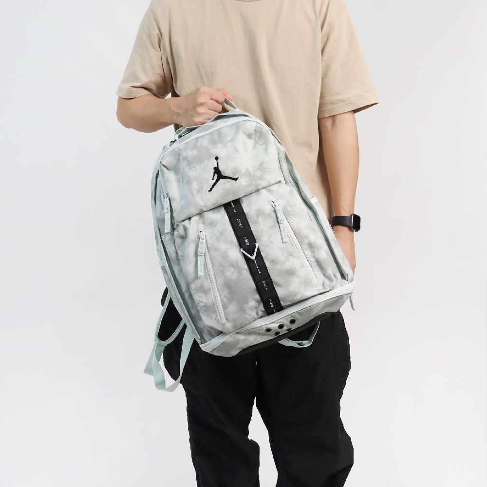 NIKE 耐吉 後背包 Jordan Level Backpack 灰 白 筆電包 15吋 暈染 喬丹 男女款 JD2323006GS-001