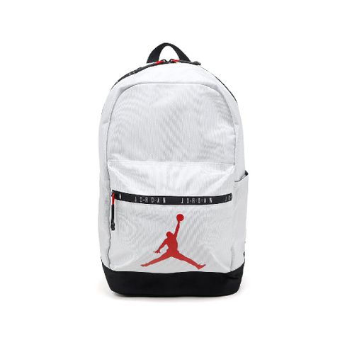 NIKE 耐吉 後背包 Jordan Jumpman 白 紅 飛人 可調背帶 雙肩包 背包 包包 JD2233029GS-001