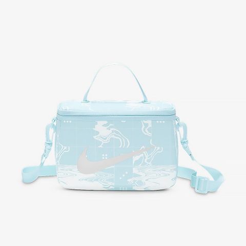 【NIKE】NK MINI SHOEBOX CROSSBODY SWDC 女 側背包 藍 銀勾-HJ3659474