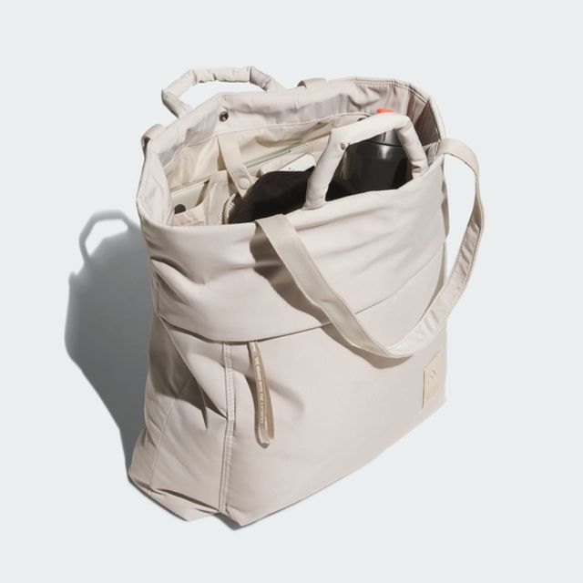 adidas 愛迪達 Adidas W Mh Tote Bag [JF0720] 肩背包 手提包 托特包 筆電包 休閒 米