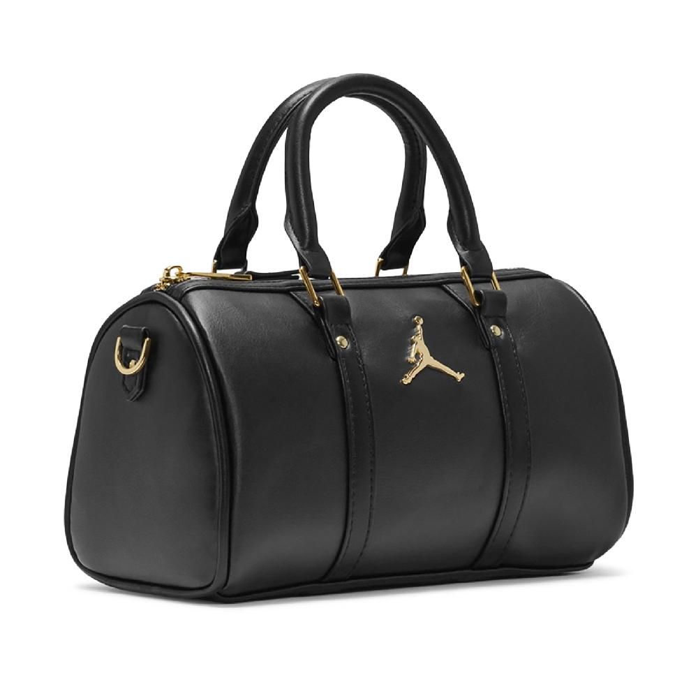 NIKE 耐吉 肩背包 Jordan Heir Mini 黑 金 單肩包 手提包 皮革 腋下包 小包 包包 JD2143022TD-001