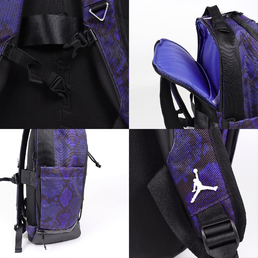NIKE 耐吉 後背包 Jordan Sport 藍 蛇紋 15吋 筆電包 雙肩包 運動包 背包 包包 JD2523043AD-001